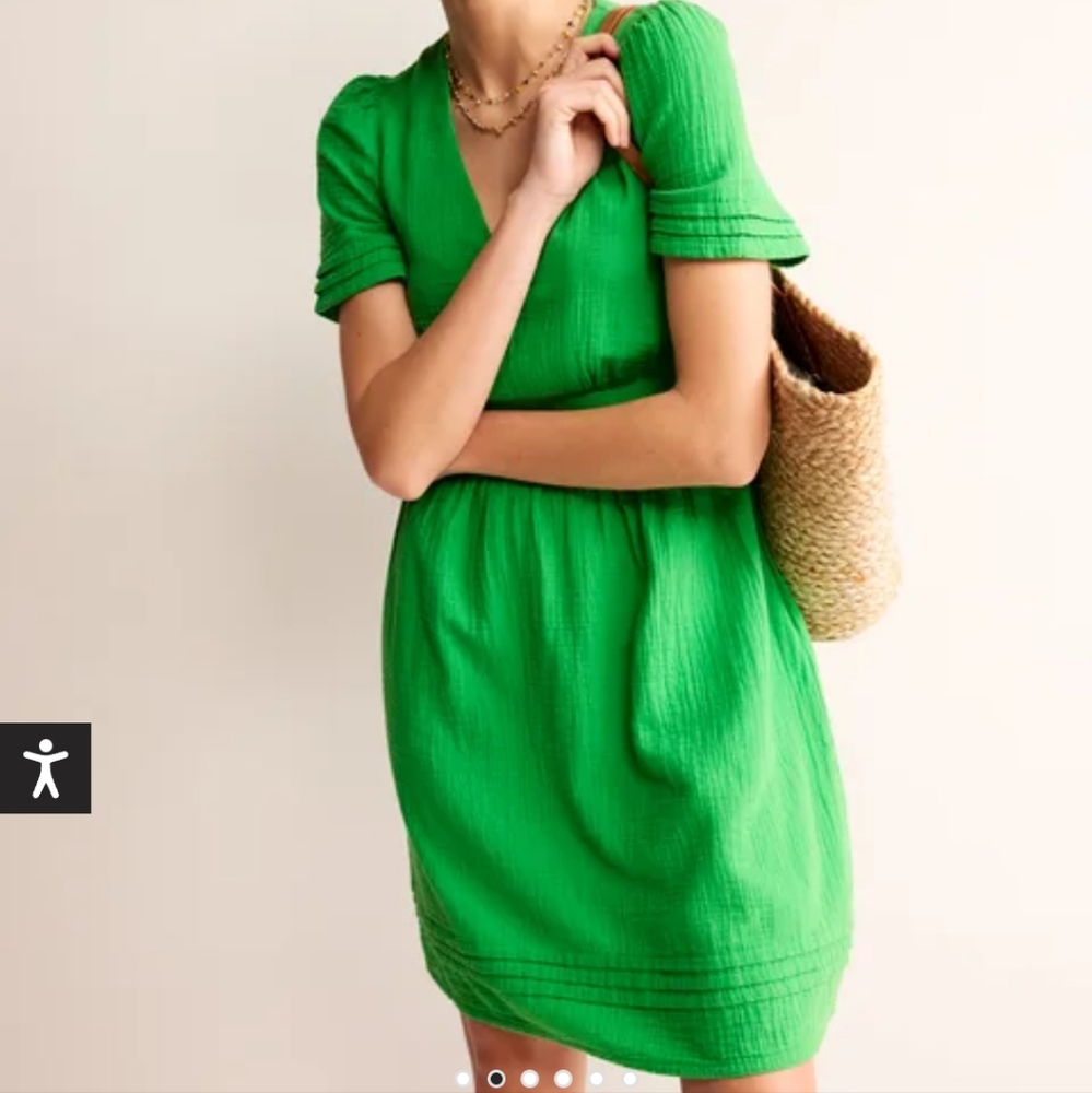 Boden Eve Double Cloth Short Dress
